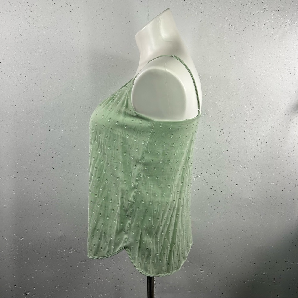 The Limited Sage Polka Dot Tank Top L - Picture 3 of 6